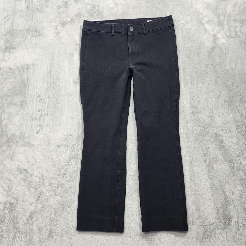 AYR Pants‎ Womens 29 Black The Daily Dose Straight Leg Crop Stretch Chino Office